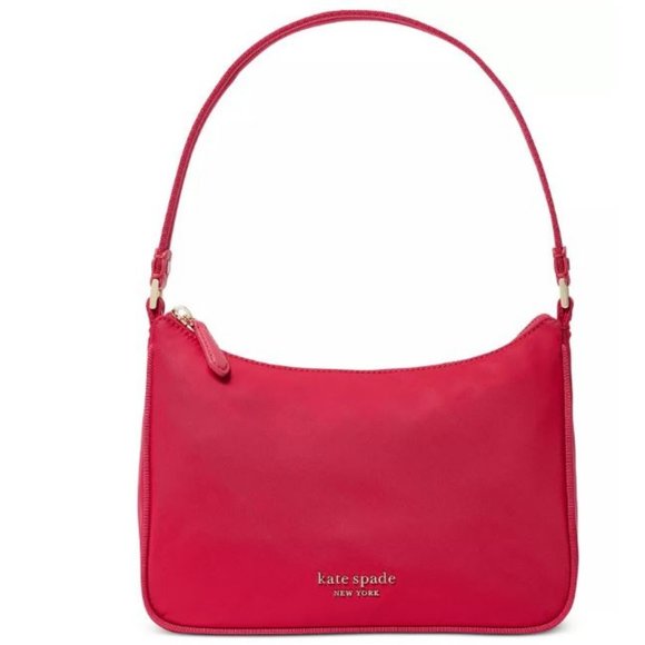kate spade Handbags - KATE SPADE small nylon women's shoulder bag - HOT PINK / VERMILLION
